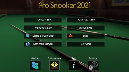 Pro Snooker 2021职业斯诺克精简版截图1
